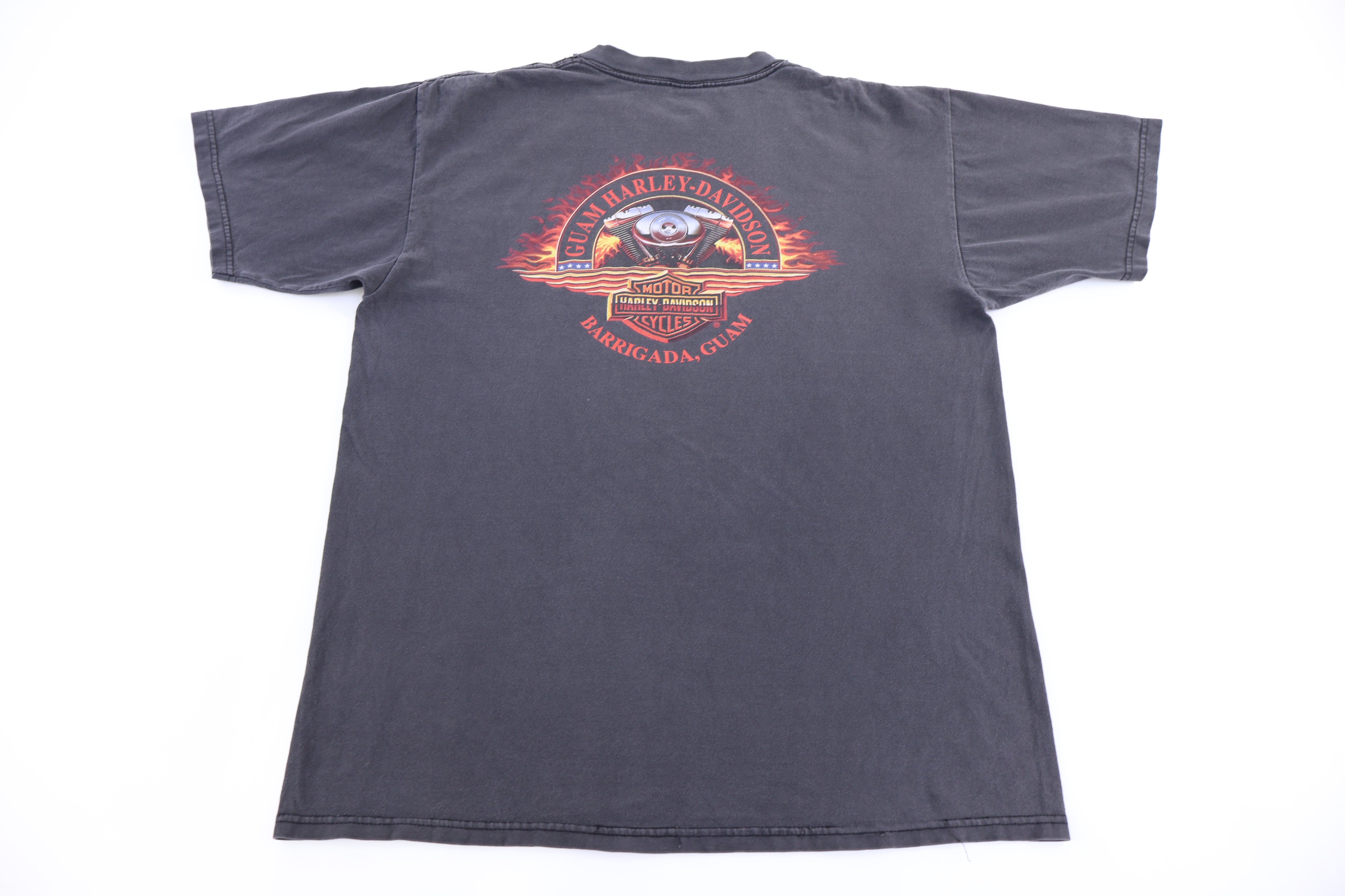 Harley Davidson Motorcycles Guam T-shirt - Shirts & Tops - Thrifted Threads