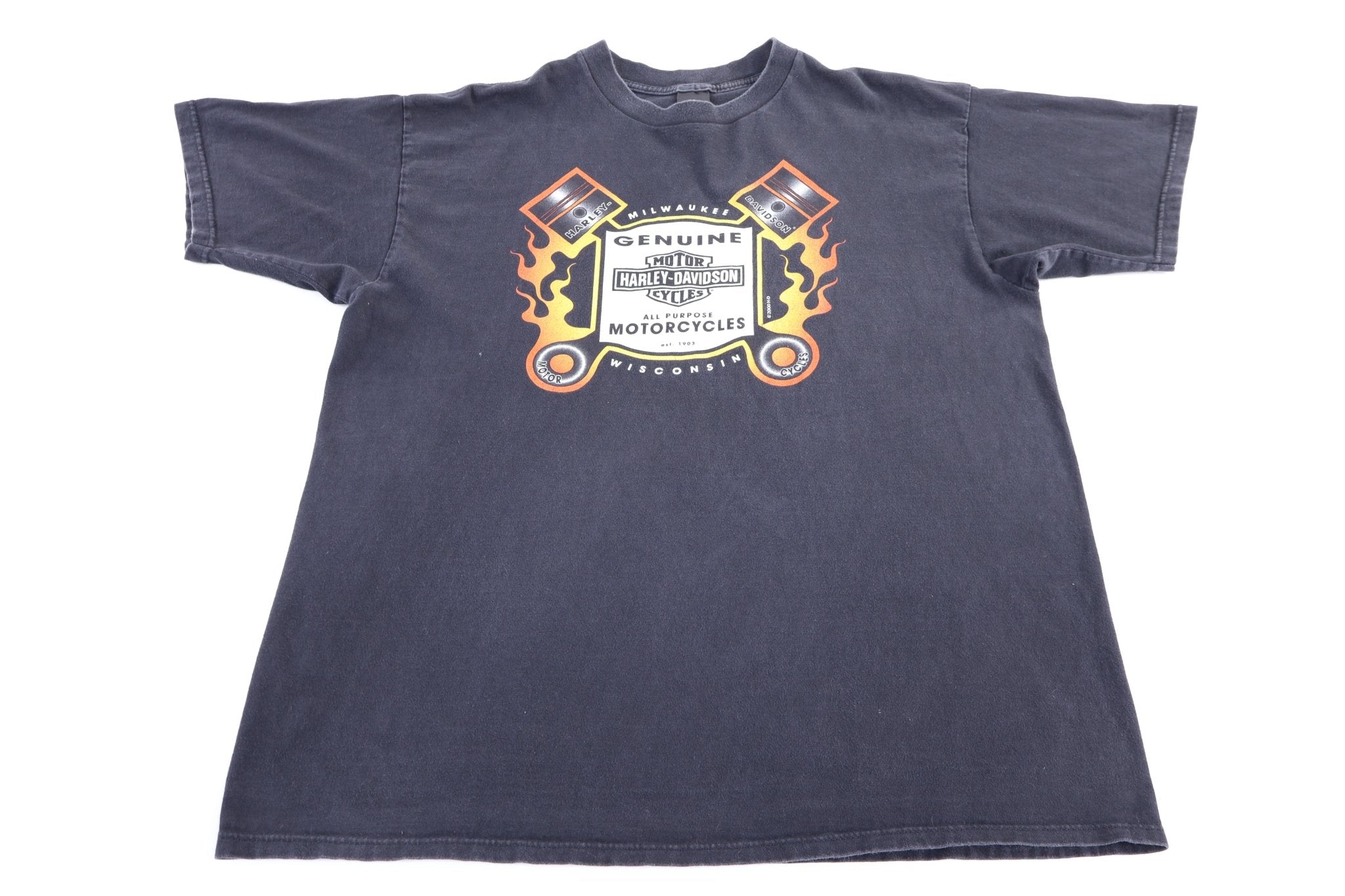 Harley Davidson Motorcycles Illinois T-shirt - Shirts & Tops - Thrifted Threads