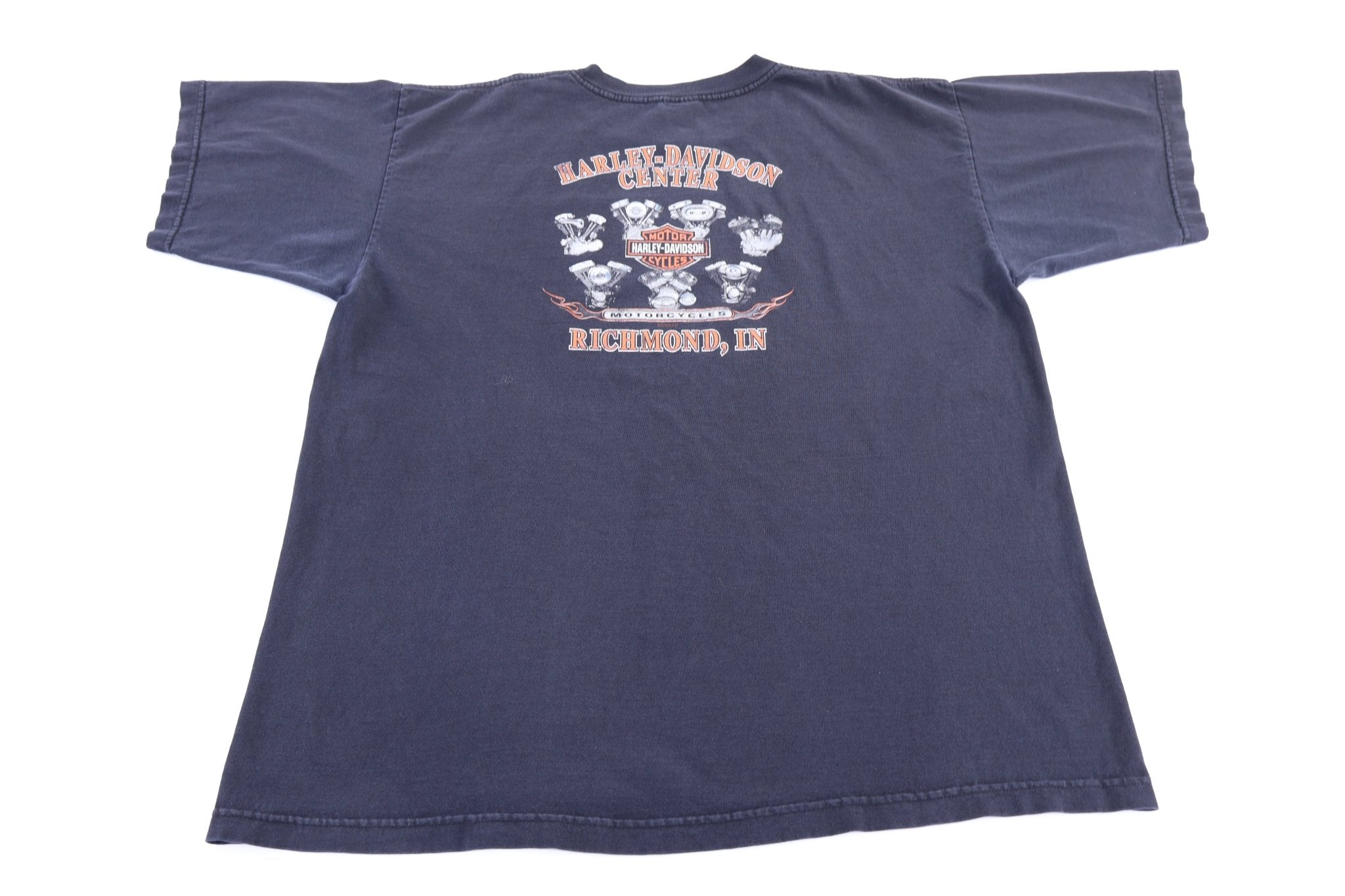 Harley Davidson Motorcycles Indiana T-shirt - Shirts & Tops - Thrifted Threads