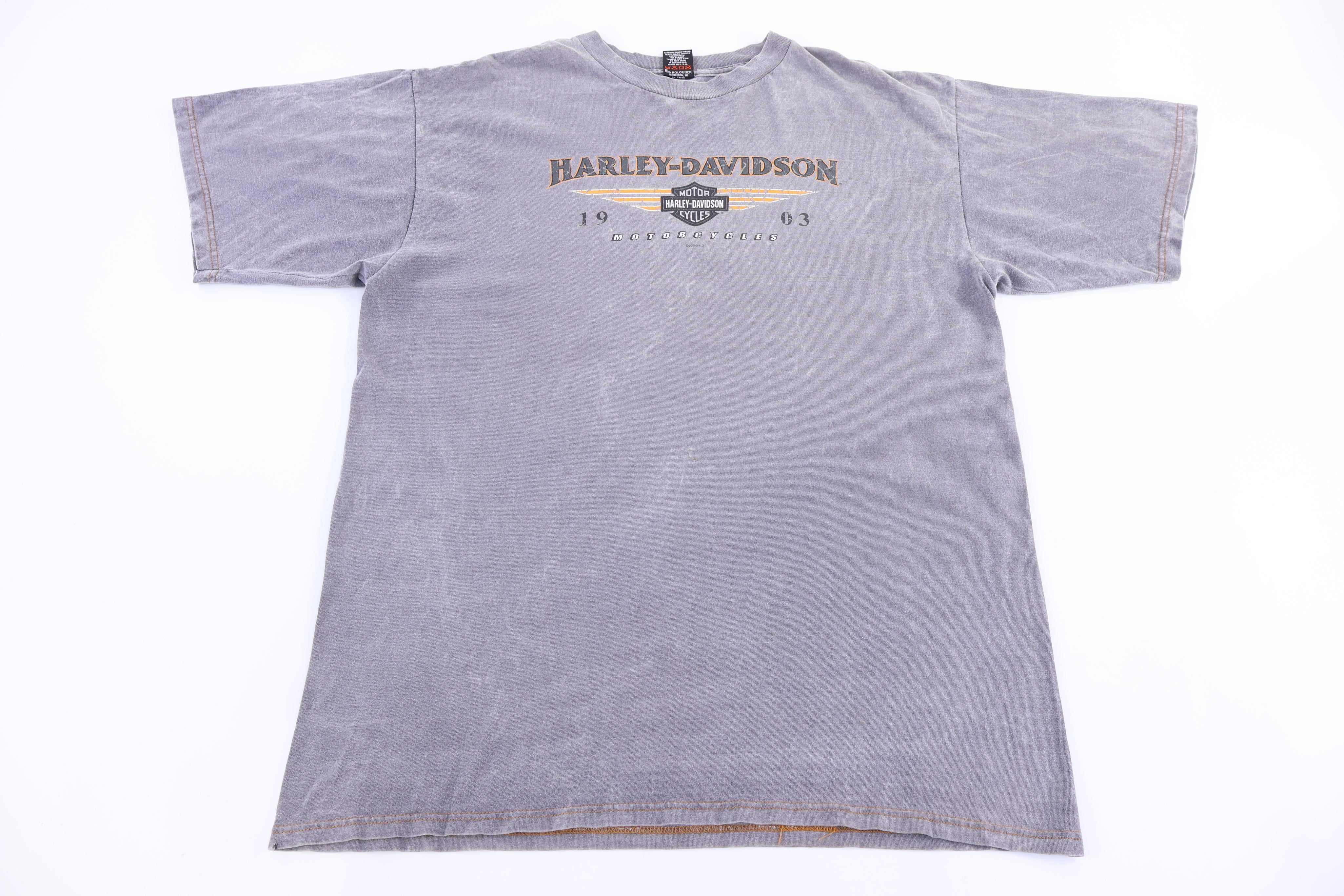 Harley Davidson Motorcycles Indiana T-shirt - Shirts & Tops - Thrifted Threads