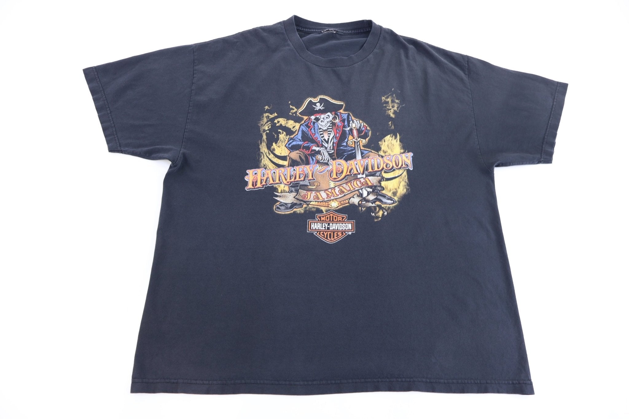 Harley Davidson Motorcycles Jamaica T-shirt - Shirts & Tops - Thrifted Threads