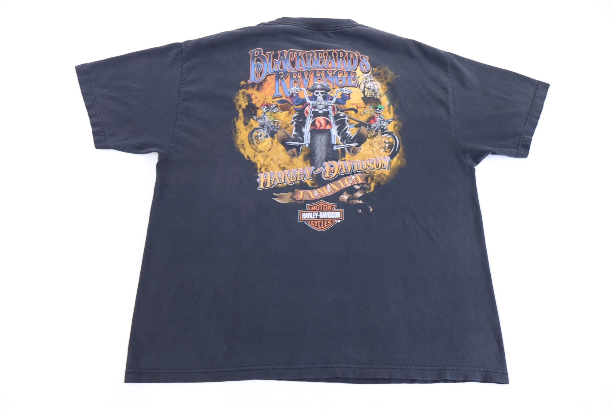 Harley Davidson Motorcycles Jamaica T-shirt - Shirts & Tops - Thrifted Threads