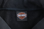 Harley Davidson Motorcycles Lafayette, Louisiana Full Zip Sweater - ThriftedThreads.com