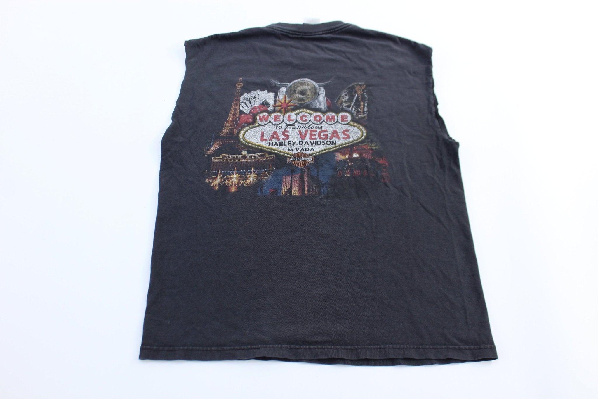 Harley Davidson Motorcycles Las Vegas, Nevada Tank Top - ThriftedThreads.com