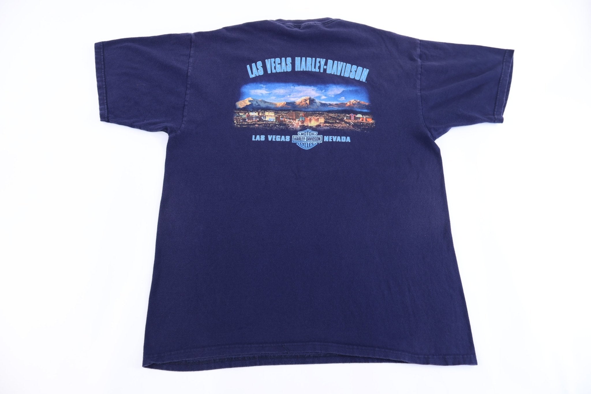 Harley Davidson Motorcycles Las Vegas T-shirt - Shirts & Tops - Thrifted Threads