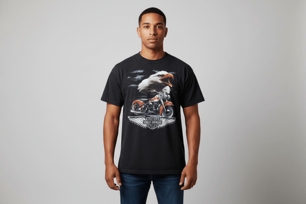 Harley Davidson Motorcycles Las Vegas T-shirt - Shirts & Tops - Thrifted Threads