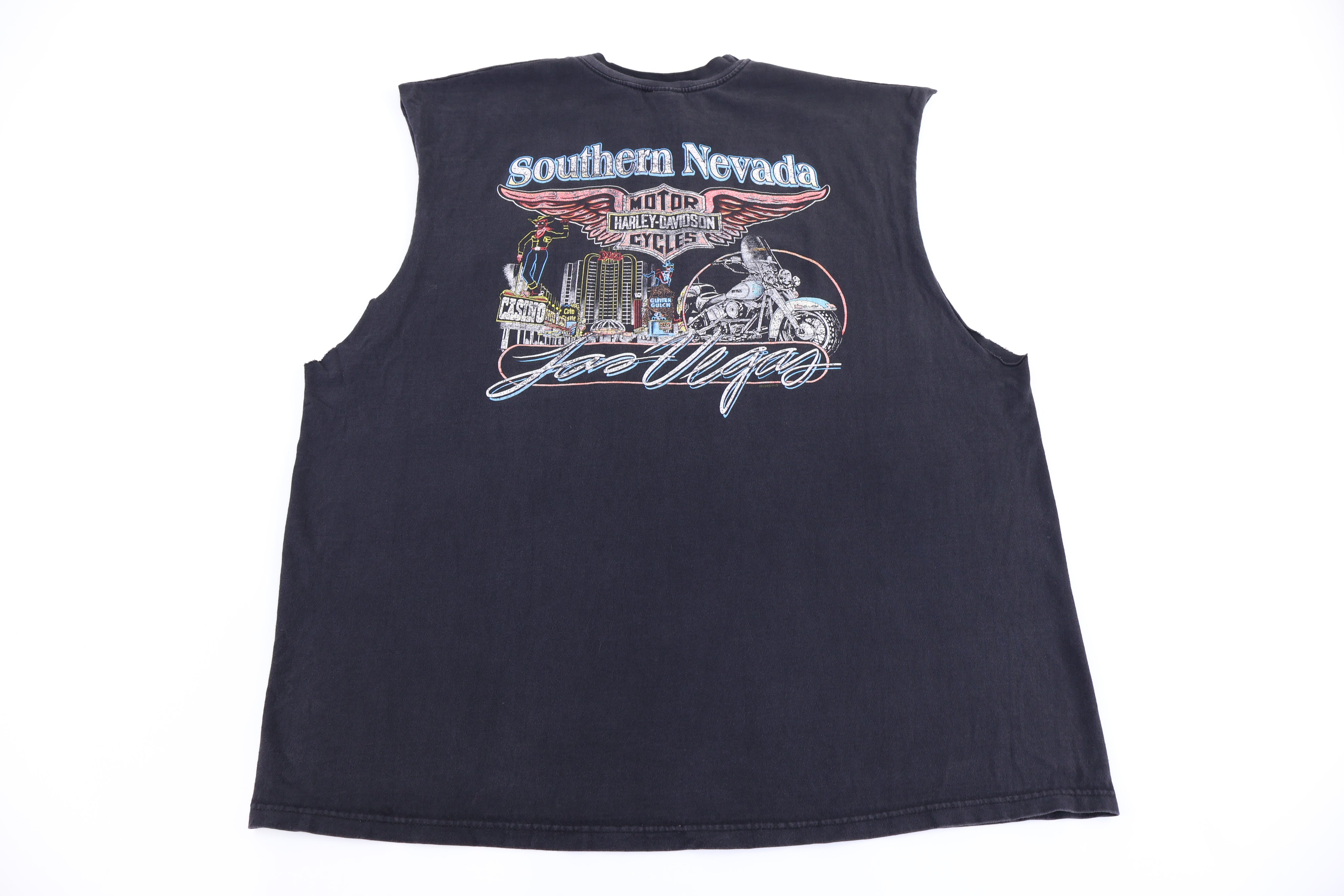 Harley Davidson Motorcycles Las Vegas Tank Top - Shirts & Tops - Thrifted Threads