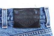 Harley Davidson Motorcycles Light Wash Denim Jeans - ThriftedThreads.com