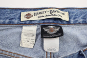 Harley Davidson Motorcycles Light Wash Denim Jeans - pant - Thrifted Threads