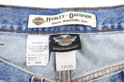 Harley Davidson Motorcycles Light Wash Denim Jeans - Pants - Thrifted Threads