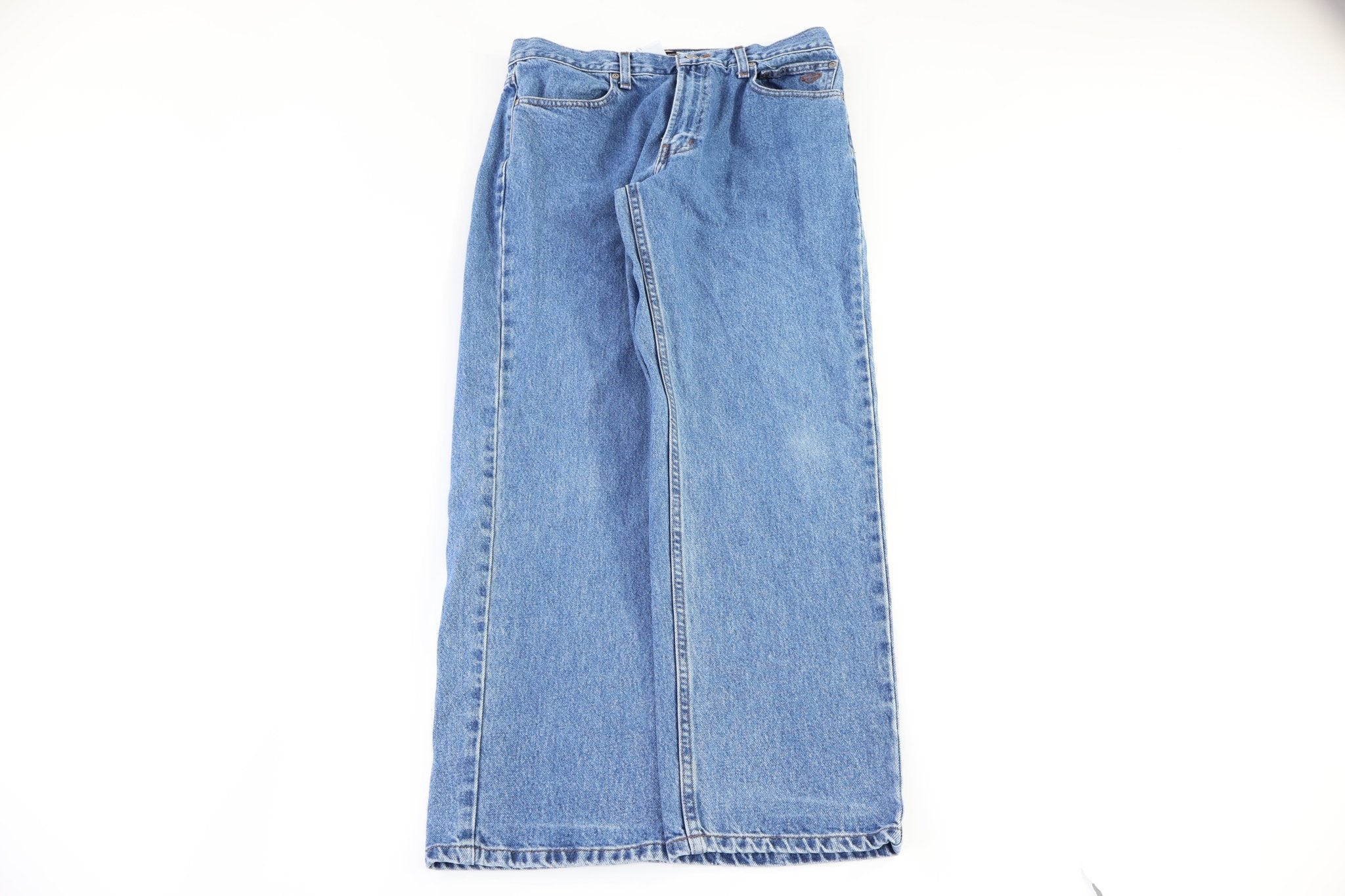 Harley Davidson Motorcycles Light Wash Denim Jeans - Pants - Thrifted Threads
