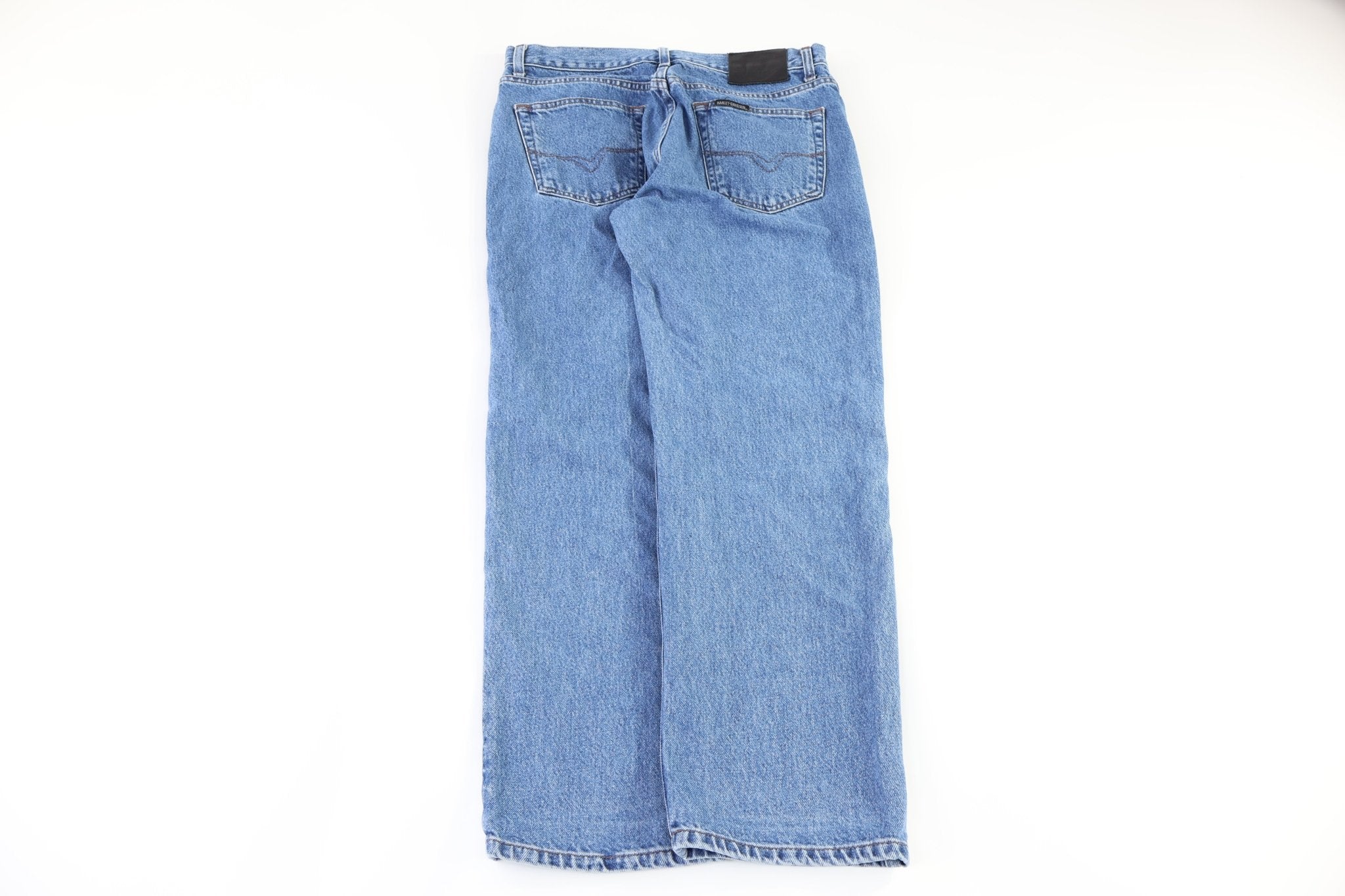 Harley Davidson Motorcycles Light Wash Denim Jeans - Pants - Thrifted Threads