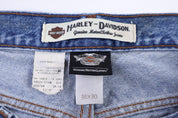 Harley Davidson Motorcycles Light Wash Denim Jeans - Pants - Thrifted Threads