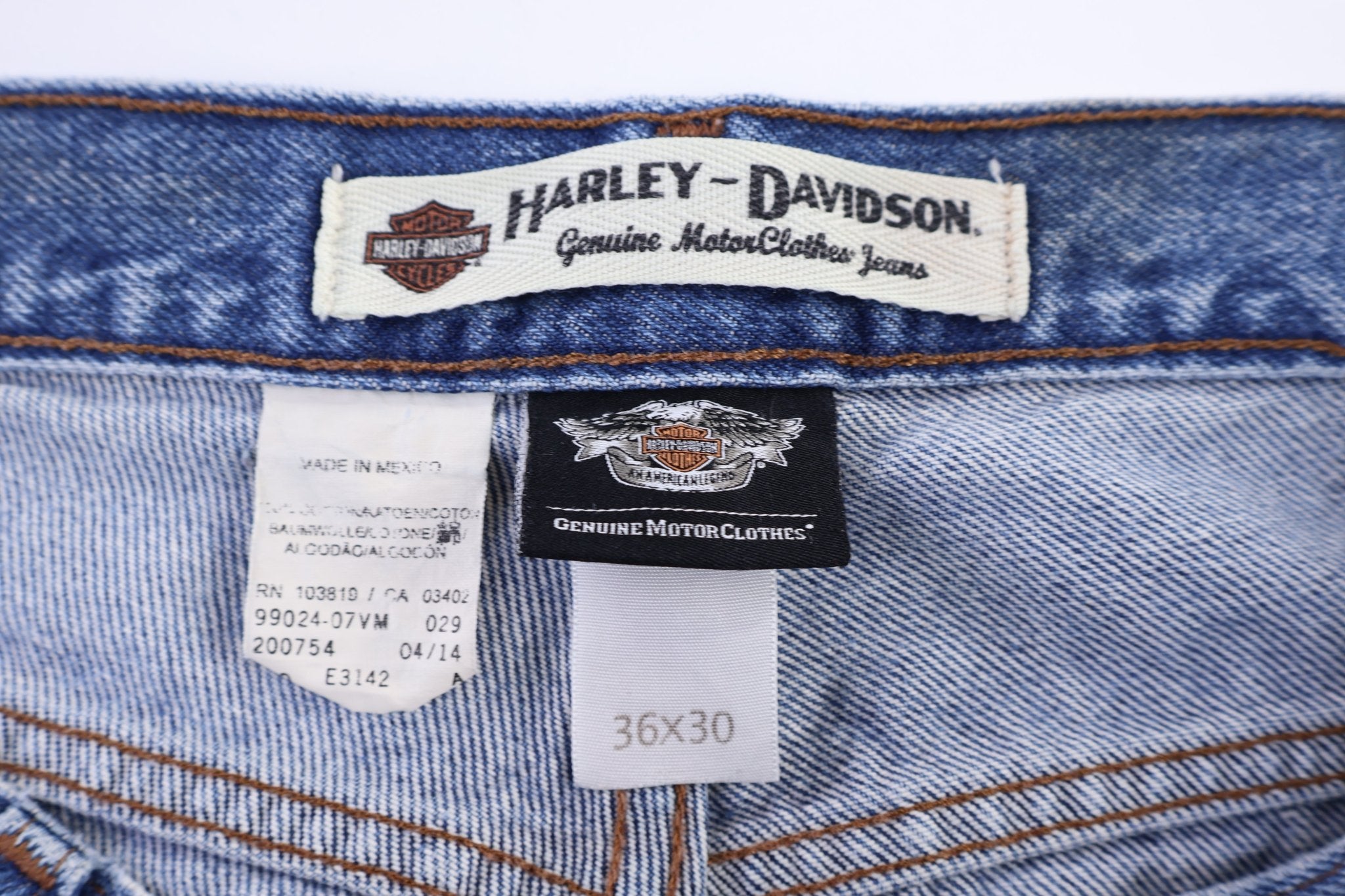 Harley Davidson Motorcycles Light Wash Denim Jeans - Pants - Thrifted Threads