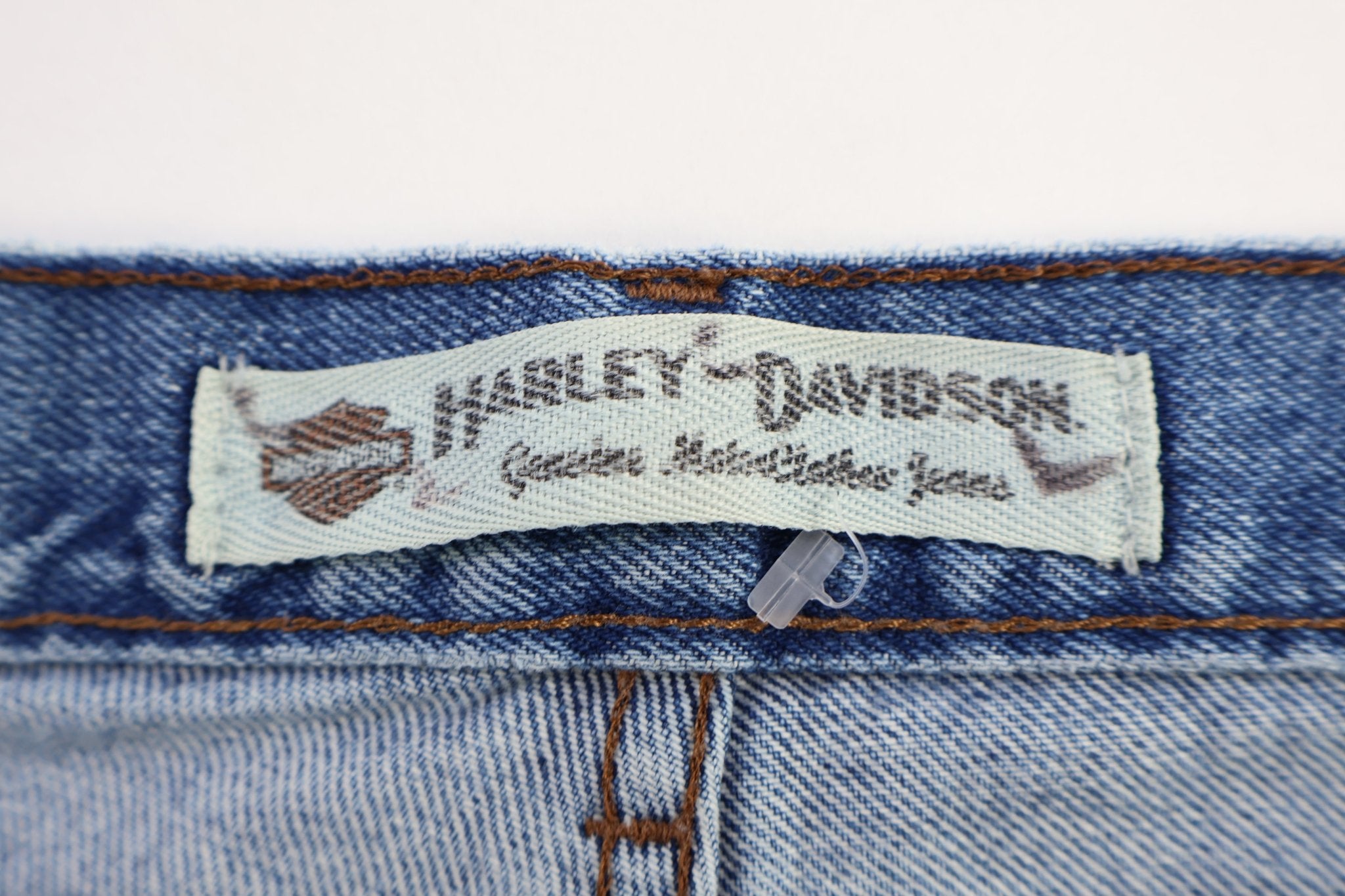 Harley Davidson Motorcycles Light Wash Denim Jeans - Pants - Thrifted Threads