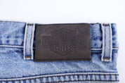 Harley Davidson Motorcycles Light Wash Denim Jeans - Pants - Thrifted Threads