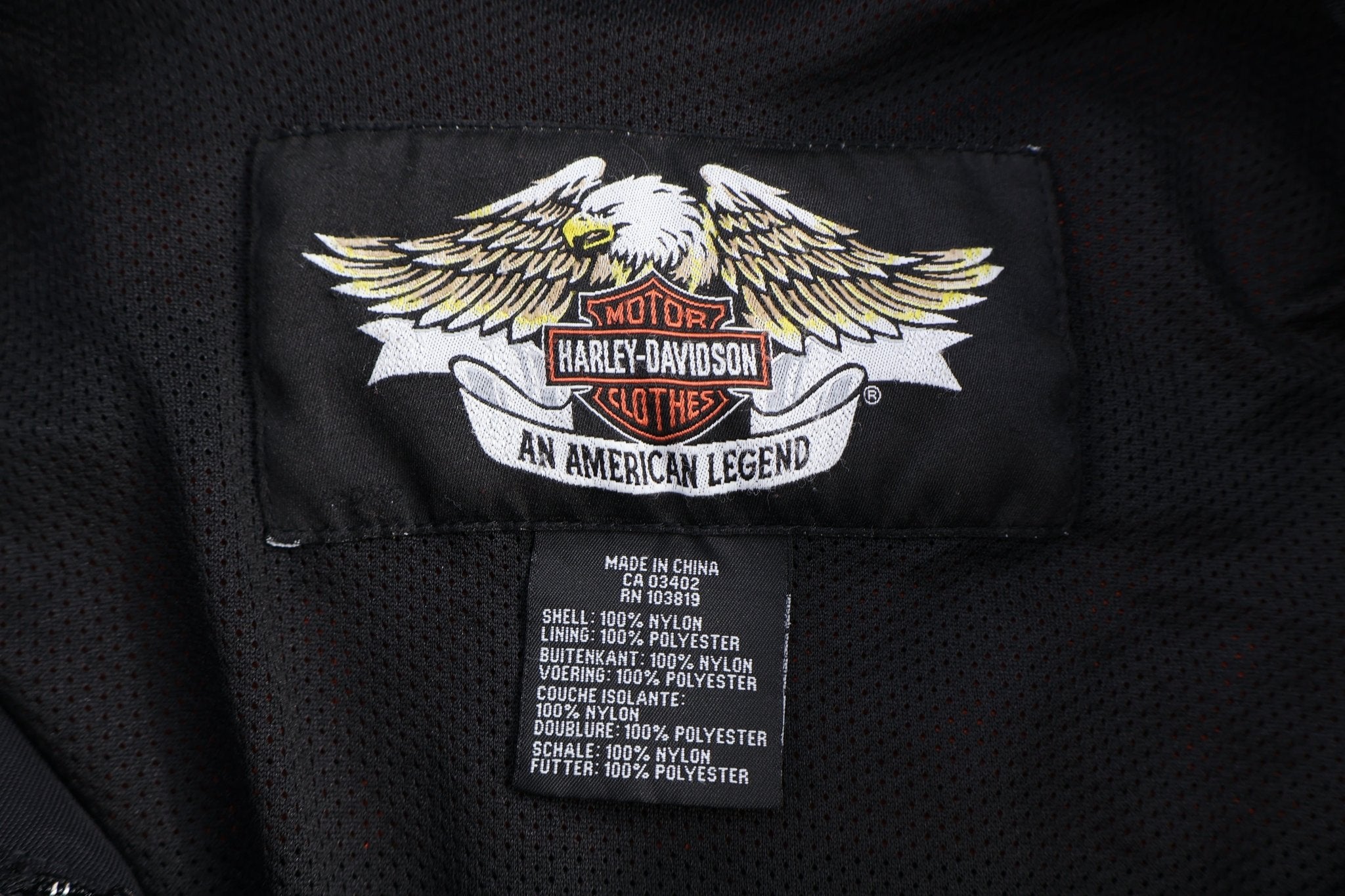 Harley Davidson Motorcycles Lightweight Jacket - Jackets - Thrifted Threads