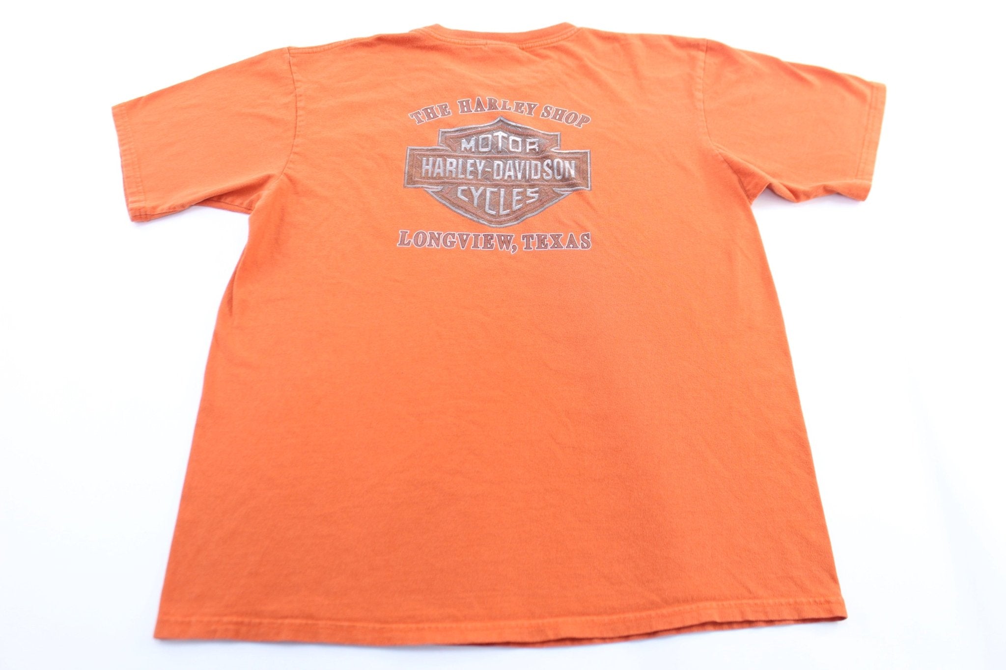 Harley Davidson Motorcycles Longview, Texas T-Shirt - ThriftedThreads.com