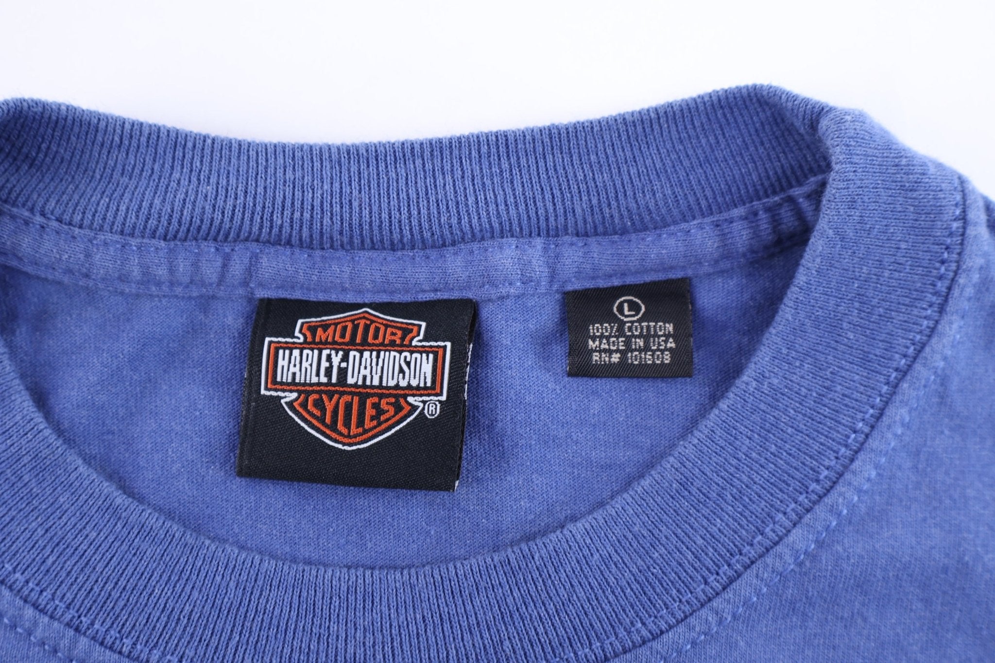 Harley Davidson Motorcycles LS T-shirt - Shirts & Tops - Thrifted Threads