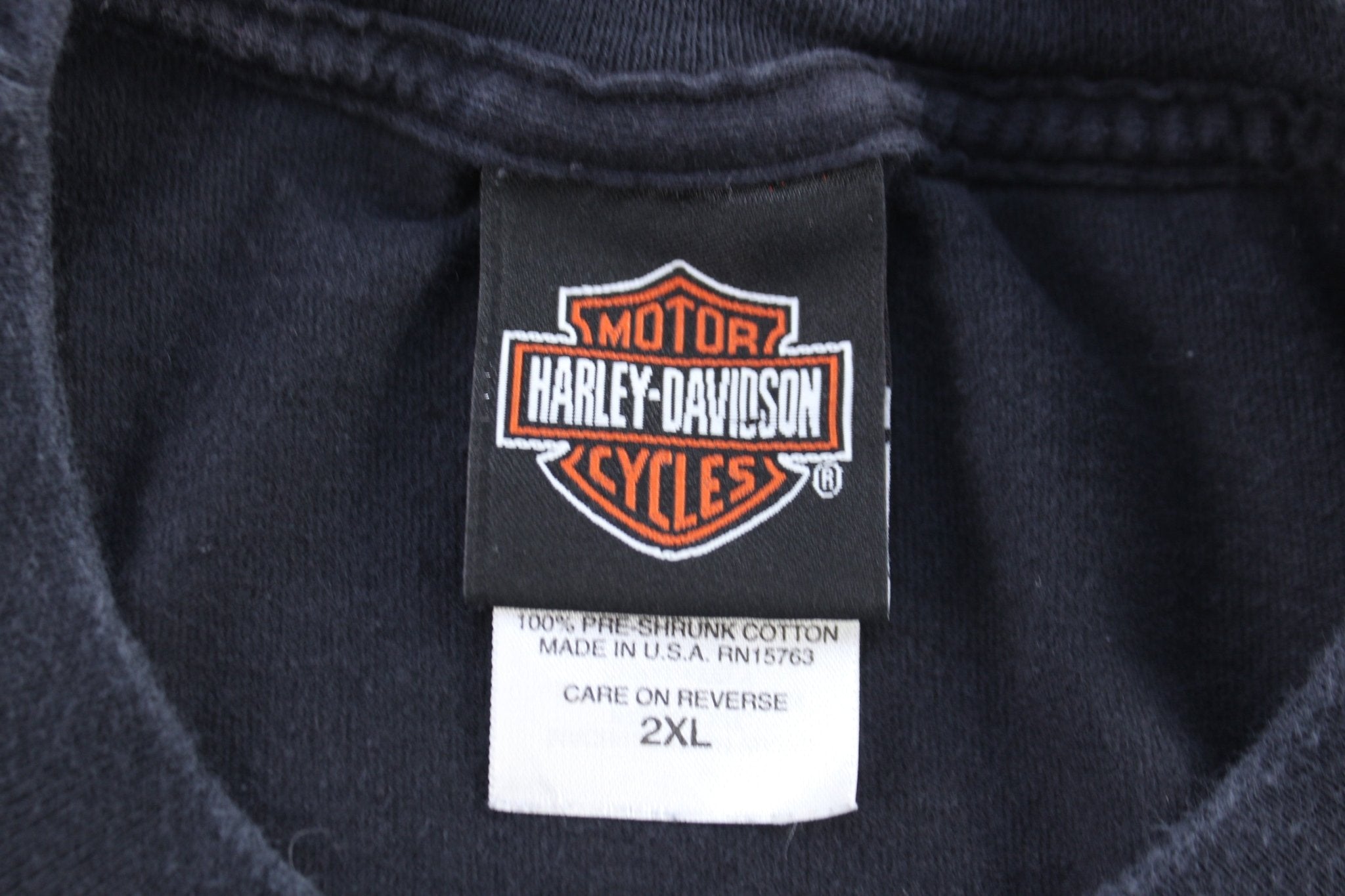 Harley Davidson Motorcycles Massachusetts T-shirt - ThriftedThreads.com