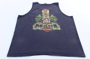 Harley Davidson Motorcycles Maui, Hawaii Tank Top - ThriftedThreads.com