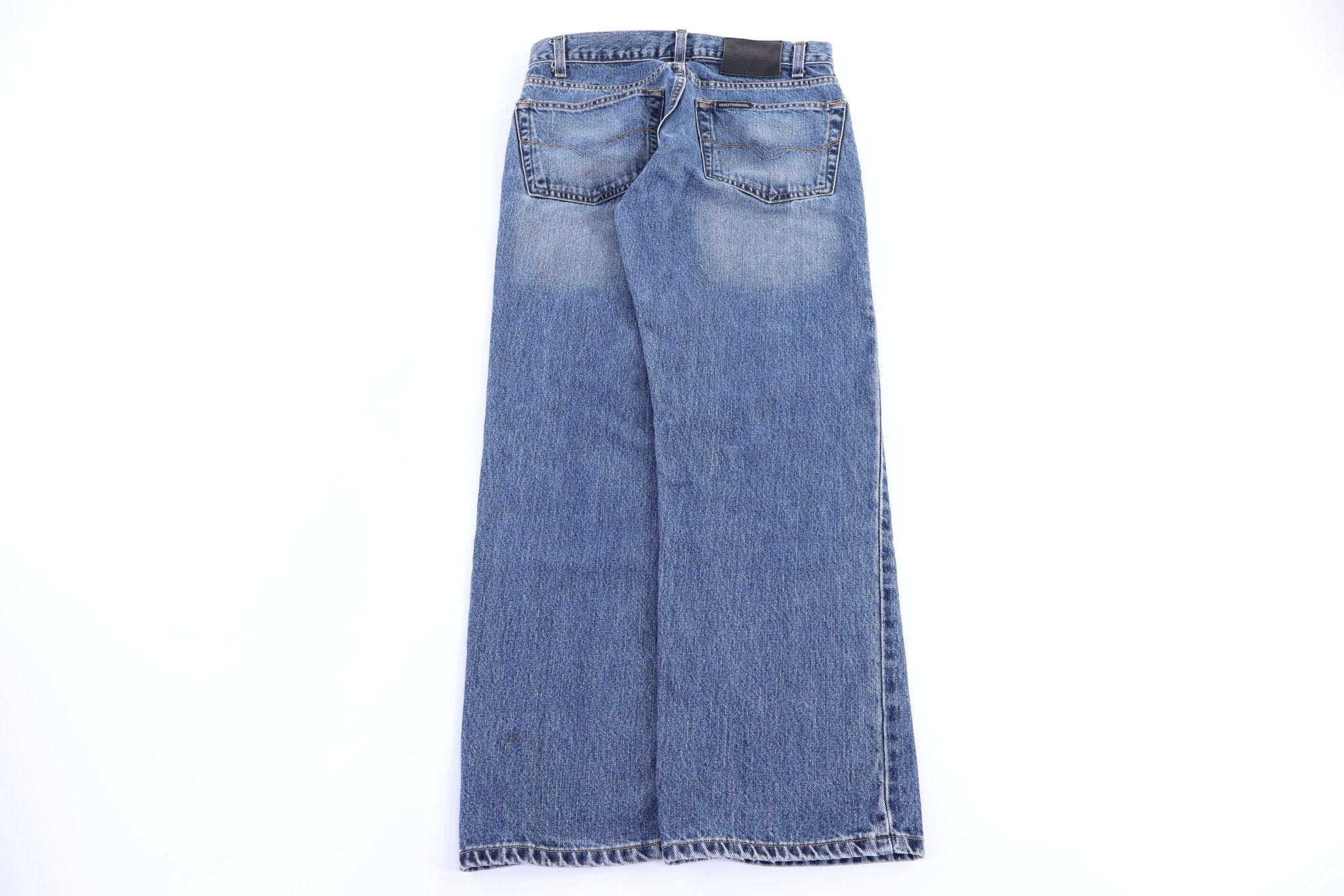 Harley Davidson Motorcycles Medium Wash Denim Jeans - Pants - Thrifted Threads