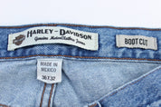 Harley Davidson Motorcycles Medium Wash Denim Jeans - Pants - Thrifted Threads