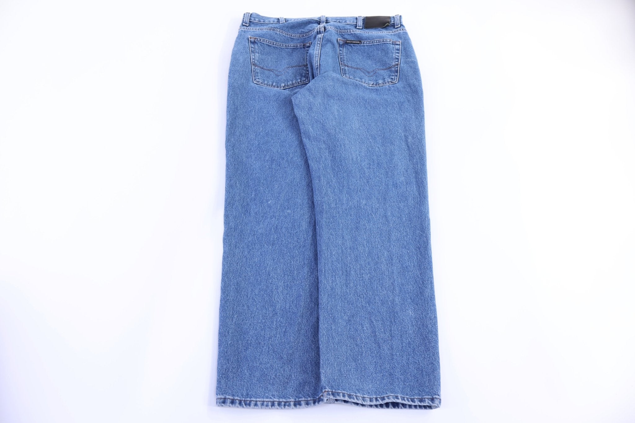 Harley Davidson Motorcycles Medium Wash Denim Jeans - Pants - Thrifted Threads