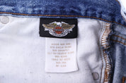 Harley Davidson Motorcycles Medium Wash Denim Jeans - Pants - Thrifted Threads
