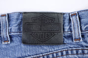 Harley Davidson Motorcycles Medium Wash Denim Jeans - Pants - Thrifted Threads