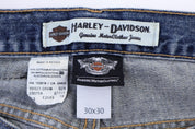 Harley Davidson Motorcycles Medium Wash Denim Jeans - Pants - Thrifted Threads