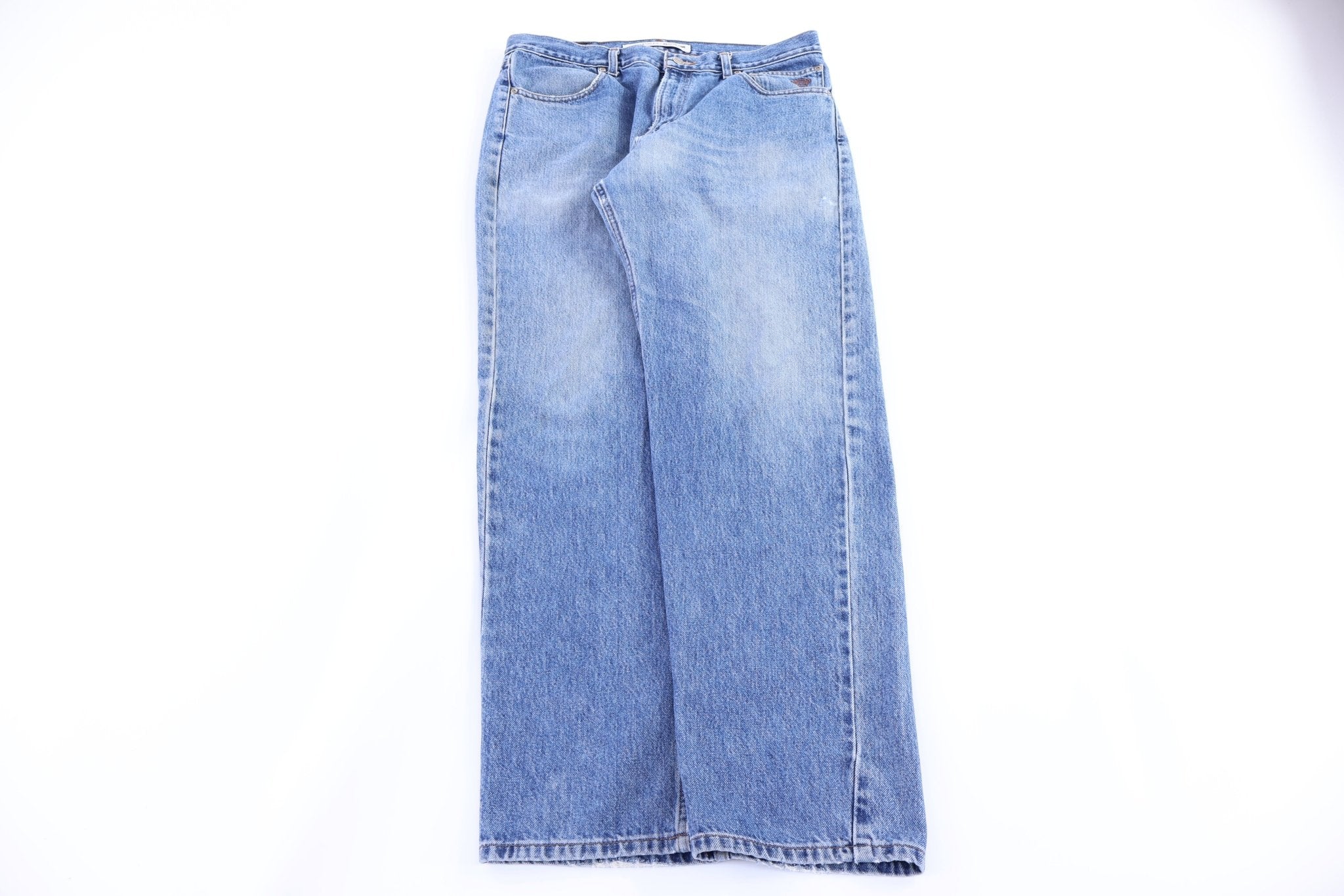 Harley Davidson Motorcycles Medium Wash Denim Jeans - Pants - Thrifted Threads