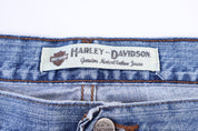 Harley Davidson Motorcycles Medium Wash Denim Jeans - Pants - Thrifted Threads