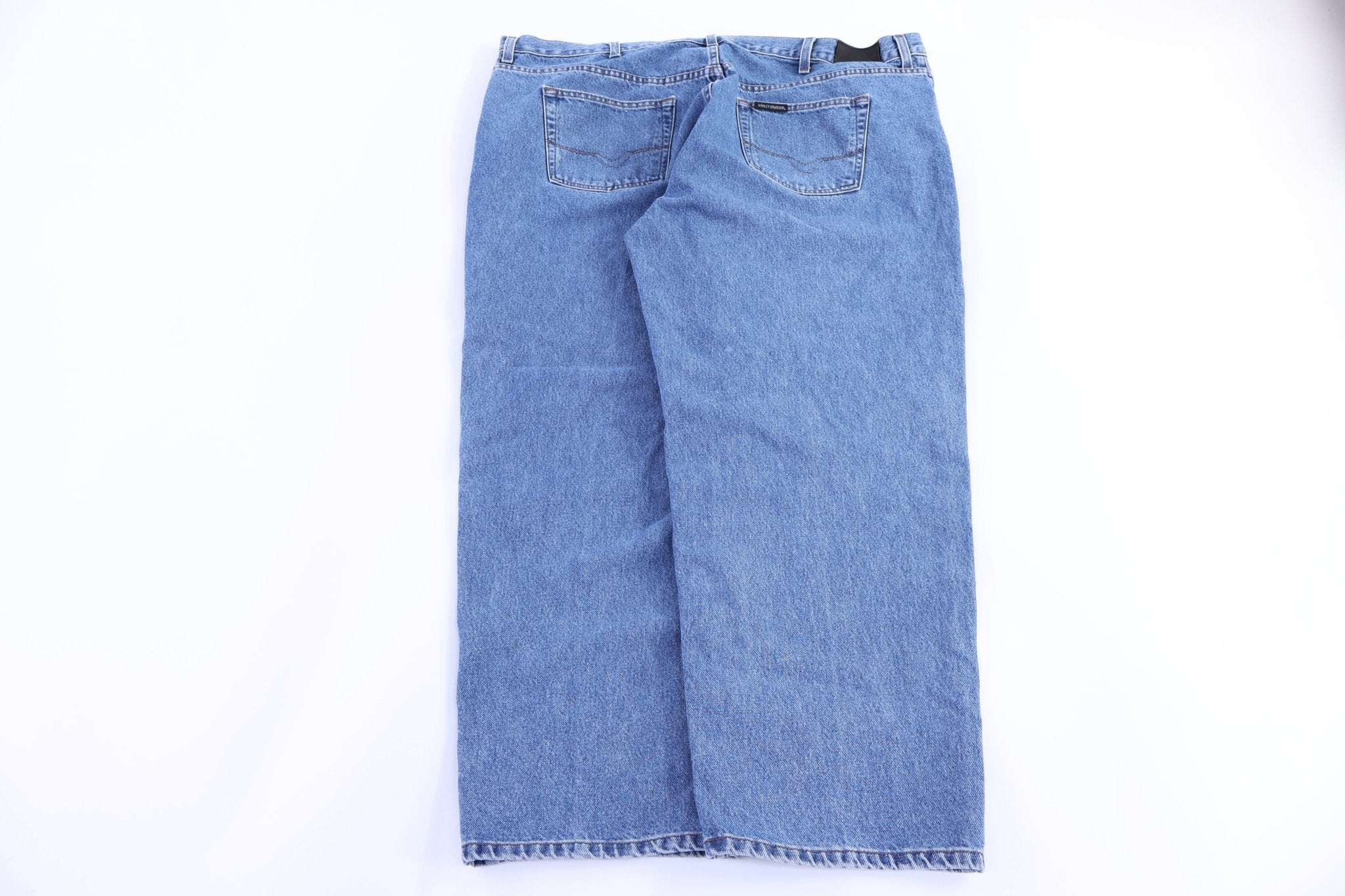 Harley Davidson Motorcycles Medium Wash Denim Jeans - Pants - Thrifted Threads