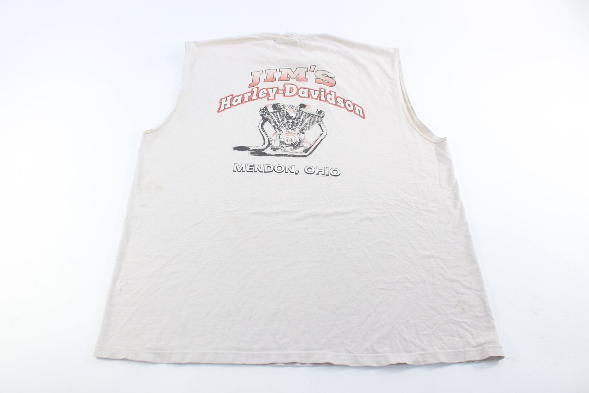 Harley Davidson Motorcycles Mendon, Ohio Tank Top - ThriftedThreads.com