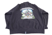 Harley Davidson Motorcycles Mexico Full Zip Jacket - jacket - Thrifted Threads