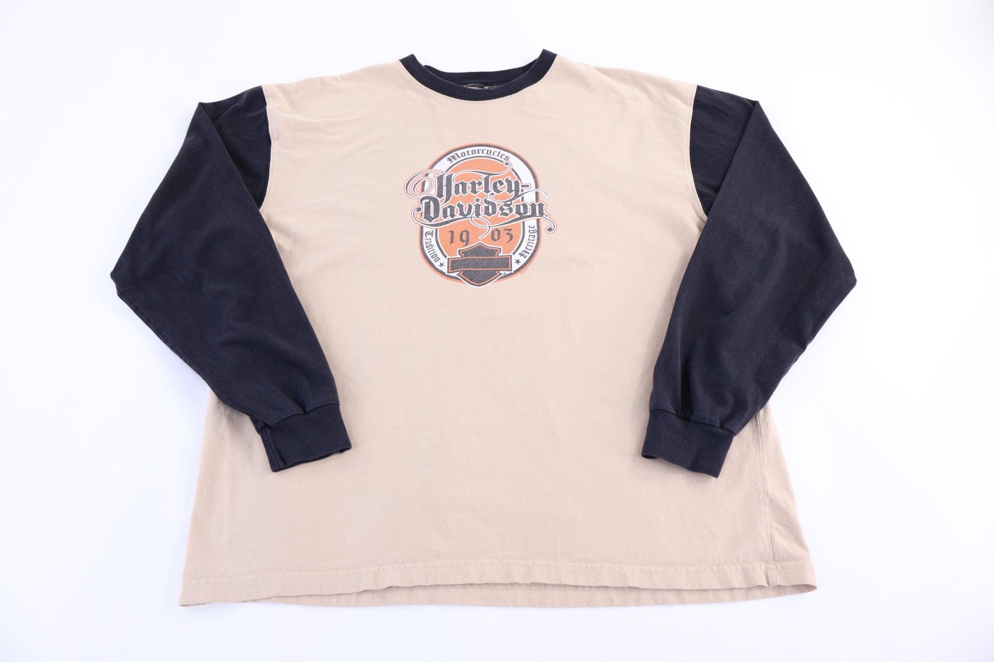 Harley Davidson Motorcycles Michigan LS T-shirt - Shirts & Tops - Thrifted Threads