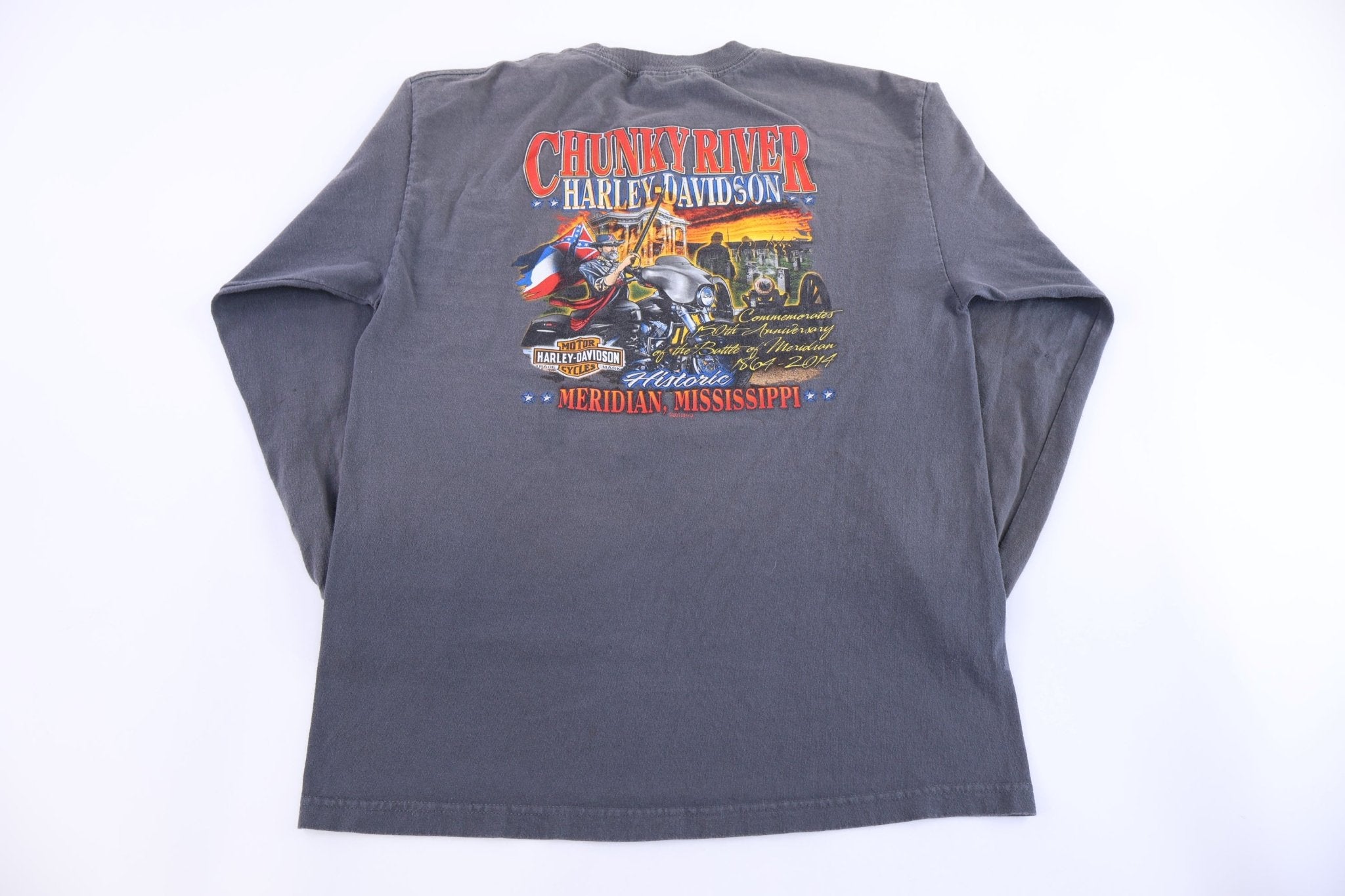 Harley Davidson Motorcycles Mississippi LS T-shirt - Shirts & Tops - Thrifted Threads