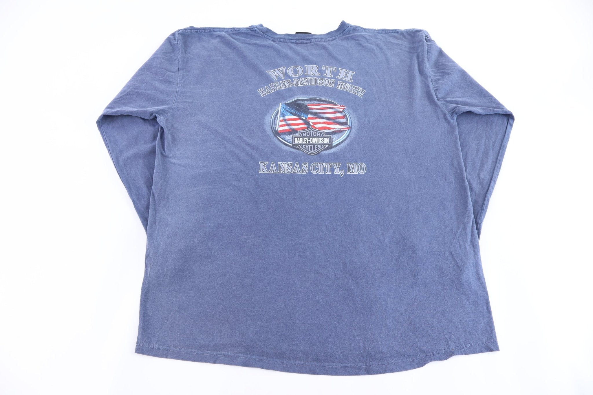 Harley Davidson Motorcycles Missouri LS T-shirt - Shirts & Tops - Thrifted Threads
