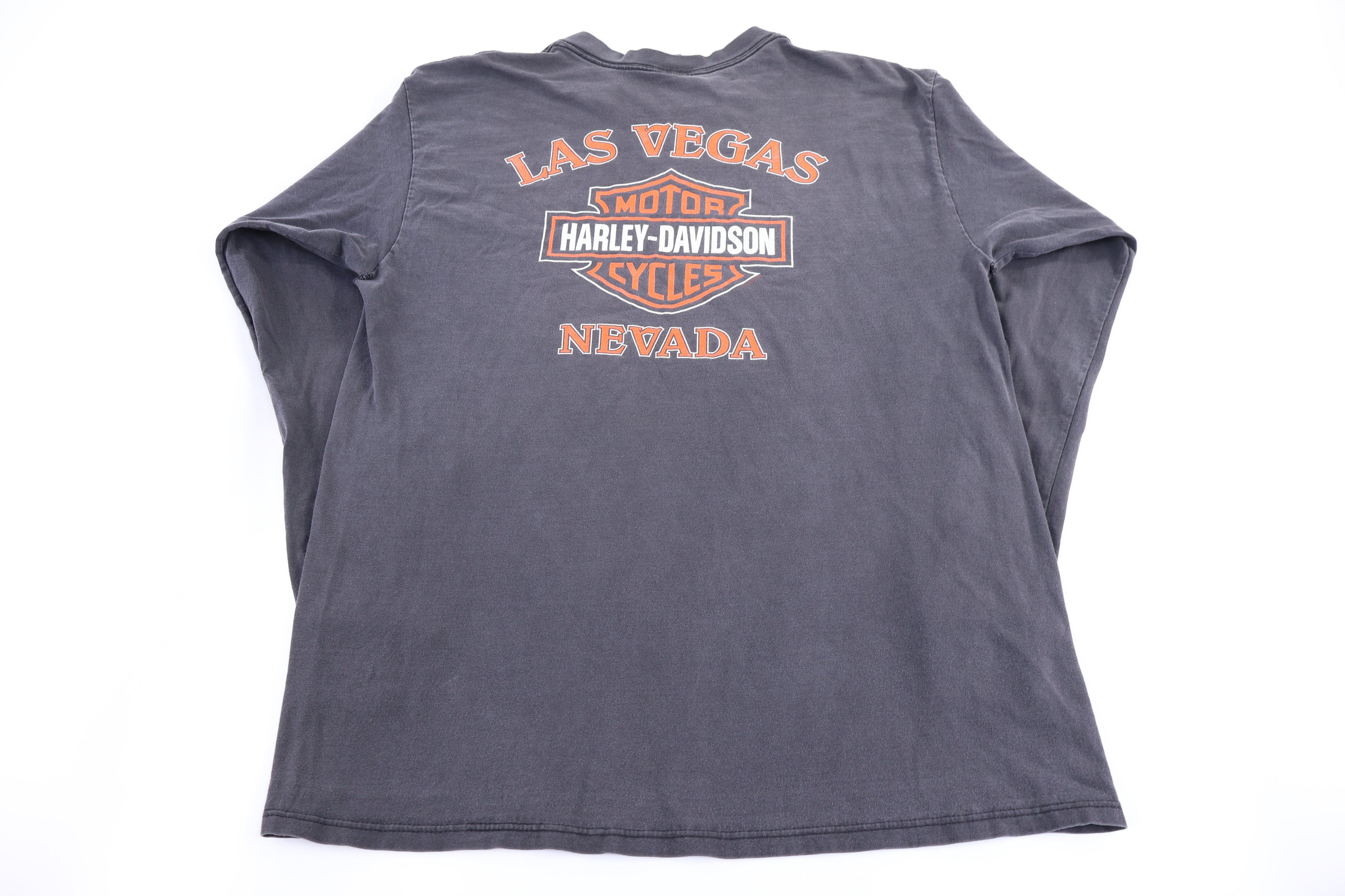 Harley Davidson Motorcycles Nevada LS T-shirt - Shirts & Tops - Thrifted Threads