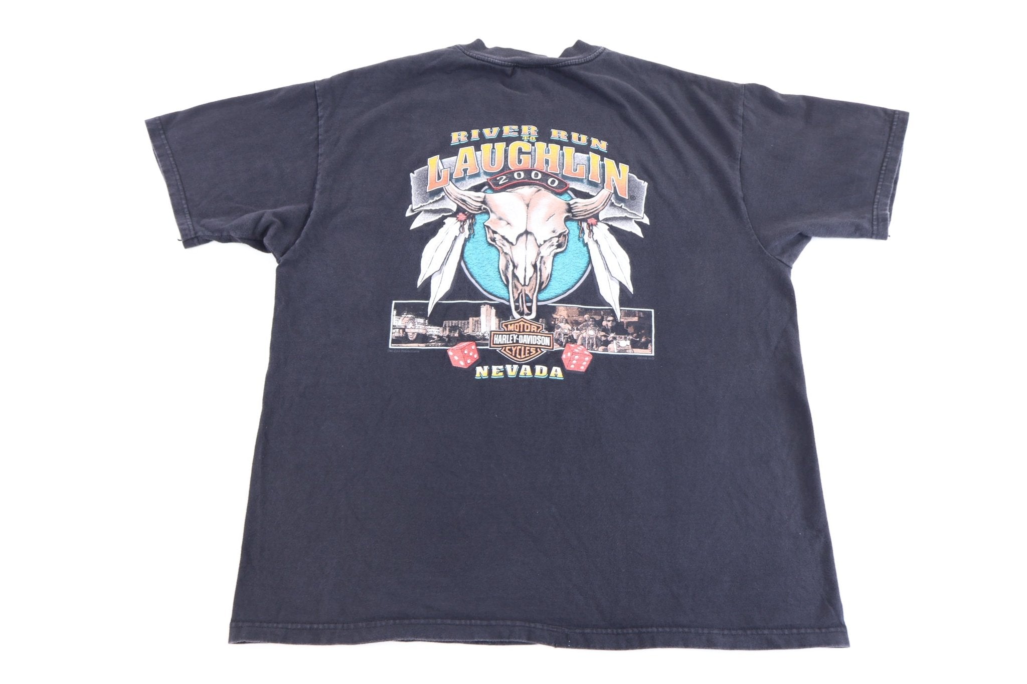Harley Davidson Motorcycles Nevada T-shirt - Shirts & Tops - Thrifted Threads