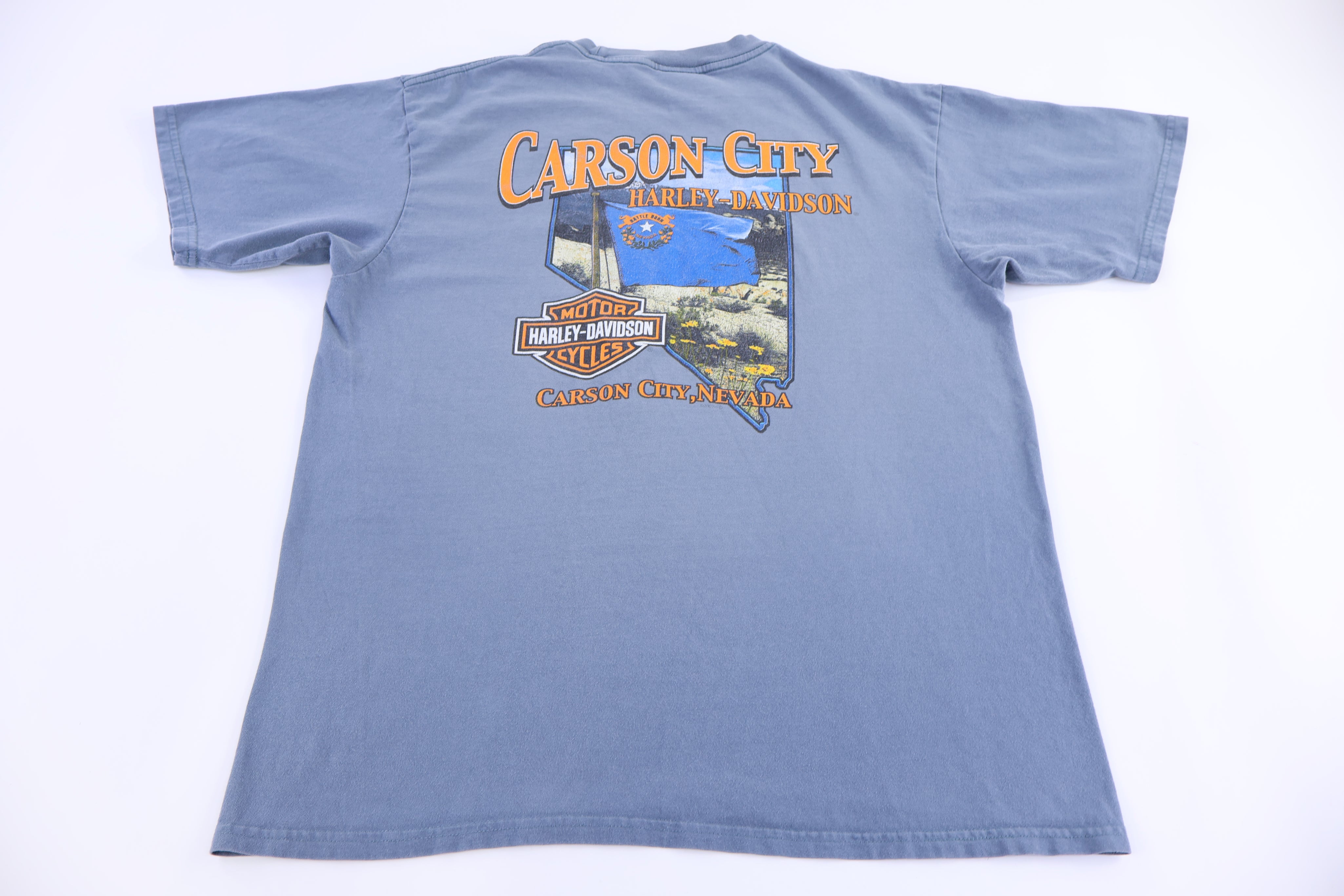 Harley Davidson Motorcycles Nevada T-shirt - Shirts & Tops - Thrifted Threads