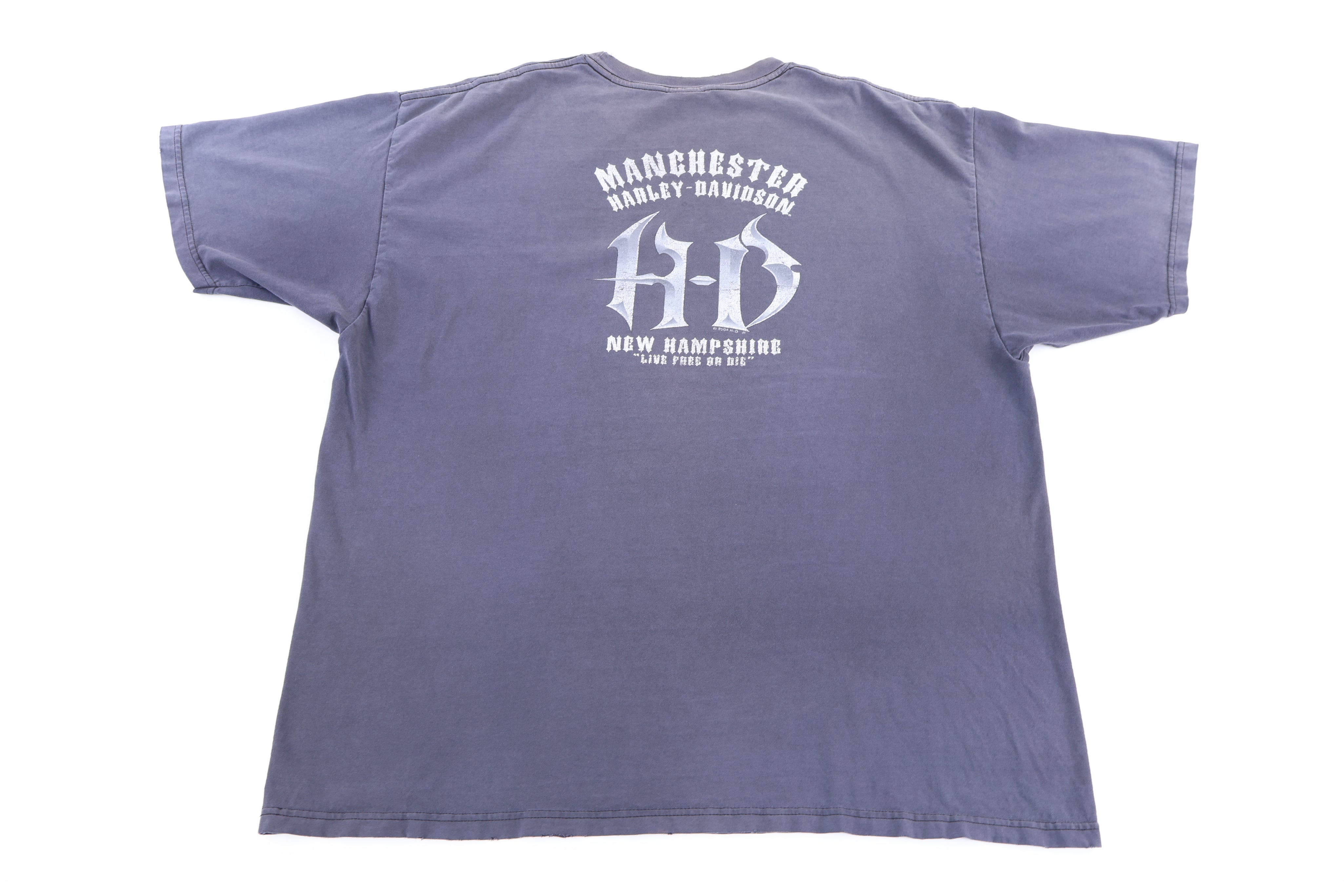 Harley Davidson Motorcycles New Hampshire T-shirt - Shirts & Tops - Thrifted Threads