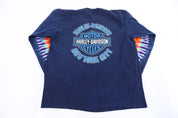 Harley Davidson Motorcycles New York City LS T-shirt - Shirts & Tops - Thrifted Threads