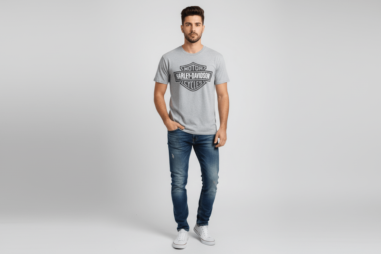 Harley Davidson Motorcycles New York T-shirt - ThriftedThreads.com