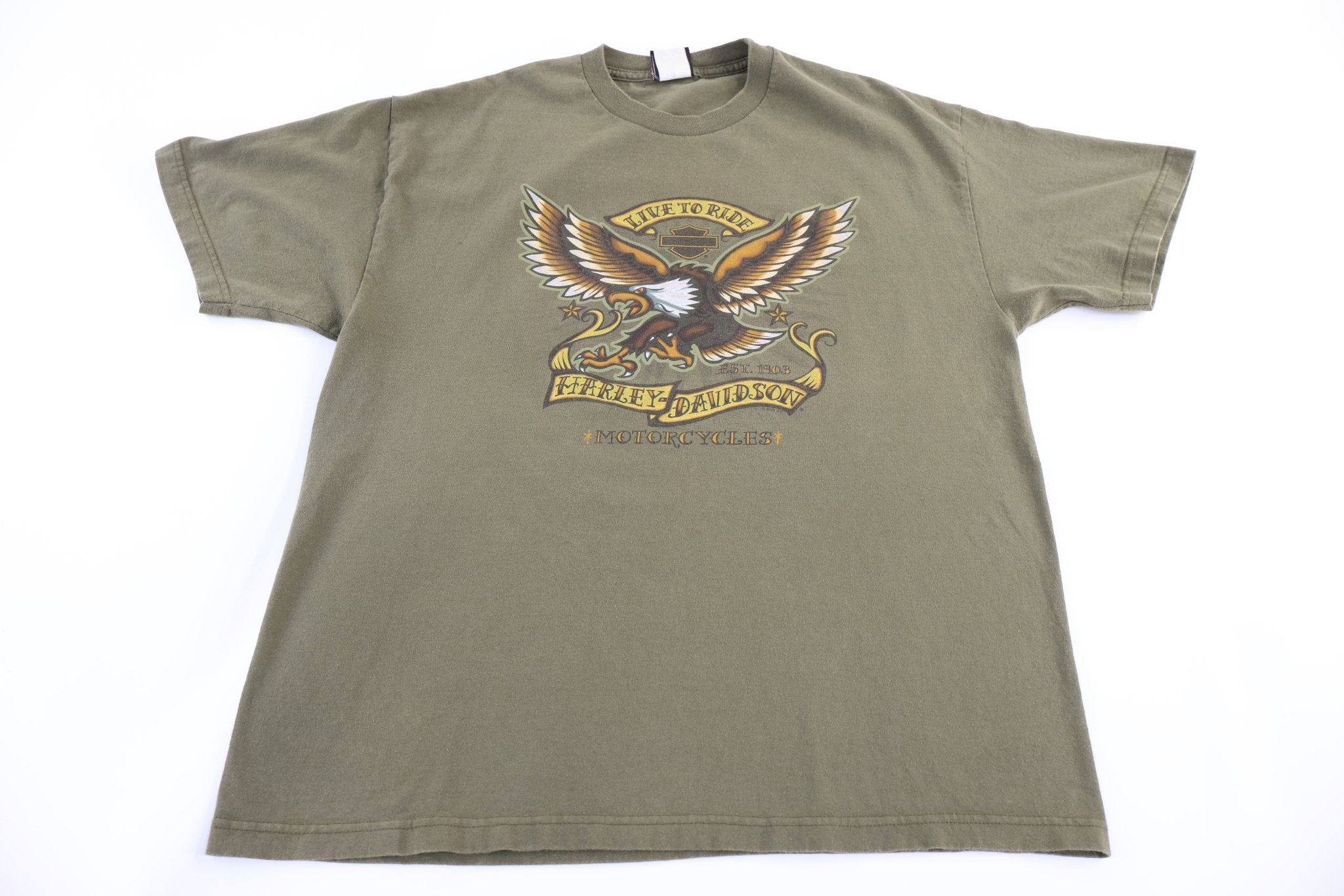 Harley Davidson Motorcycles New York T-shirt - Shirts & Tops - Thrifted Threads