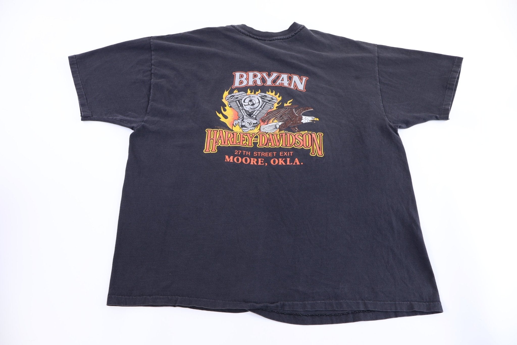 Harley Davidson Motorcycles Oklahoma T-shirt - Shirts & Tops - Thrifted Threads