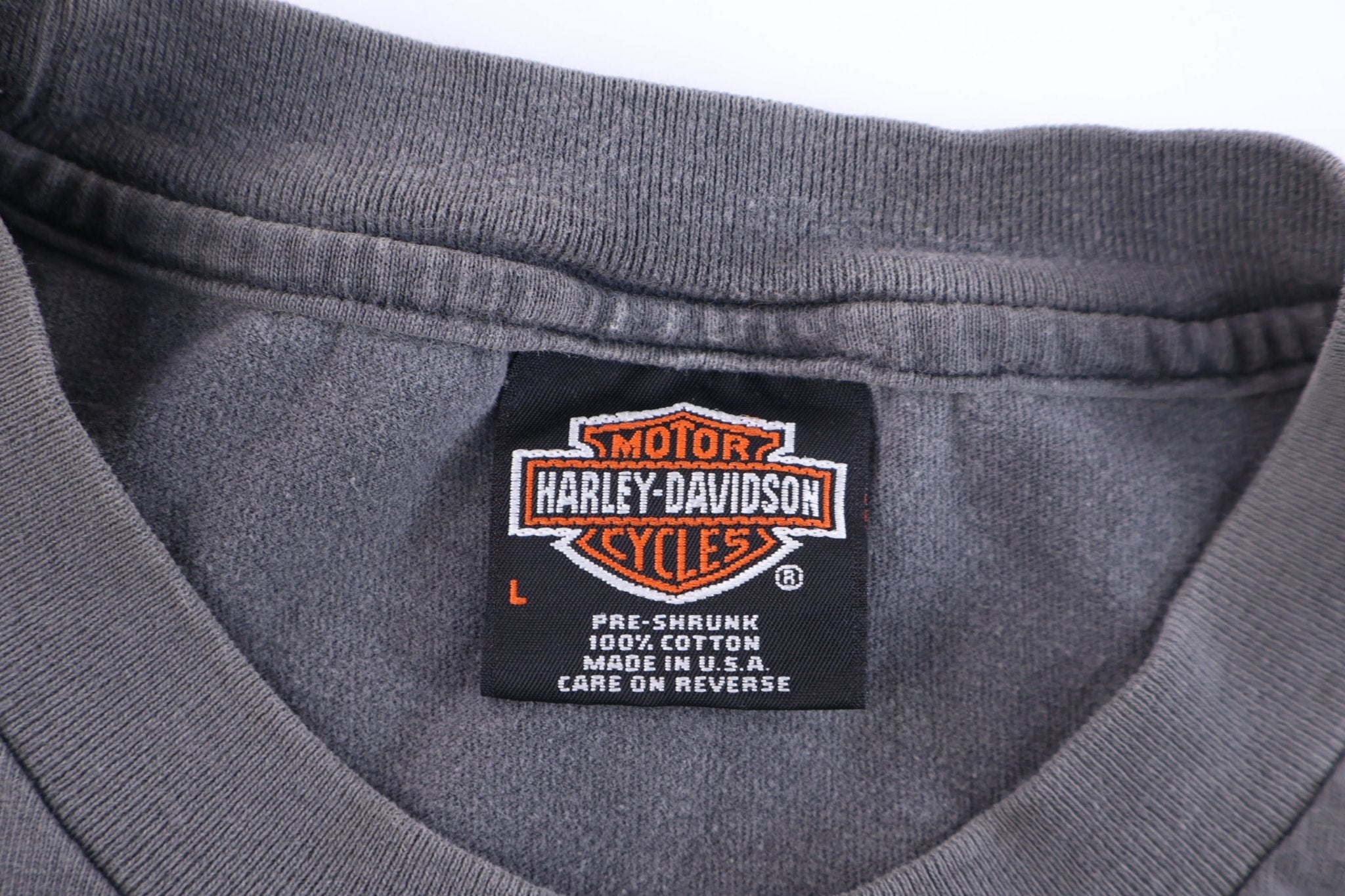 Harley Davidson Motorcycles Oklahoma T-shirt - Shirts & Tops - Thrifted Threads