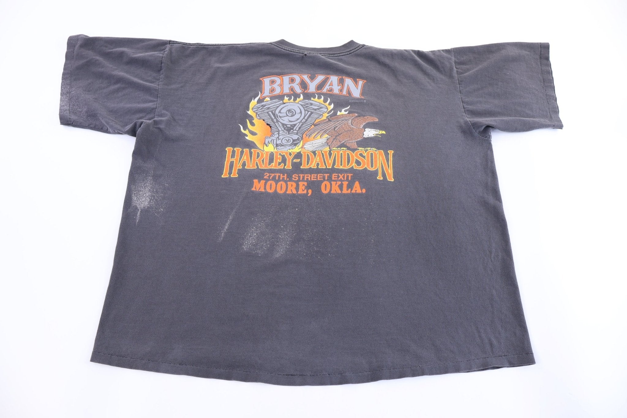 Harley Davidson Motorcycles Oklahoma T-shirt - Shirts & Tops - Thrifted Threads
