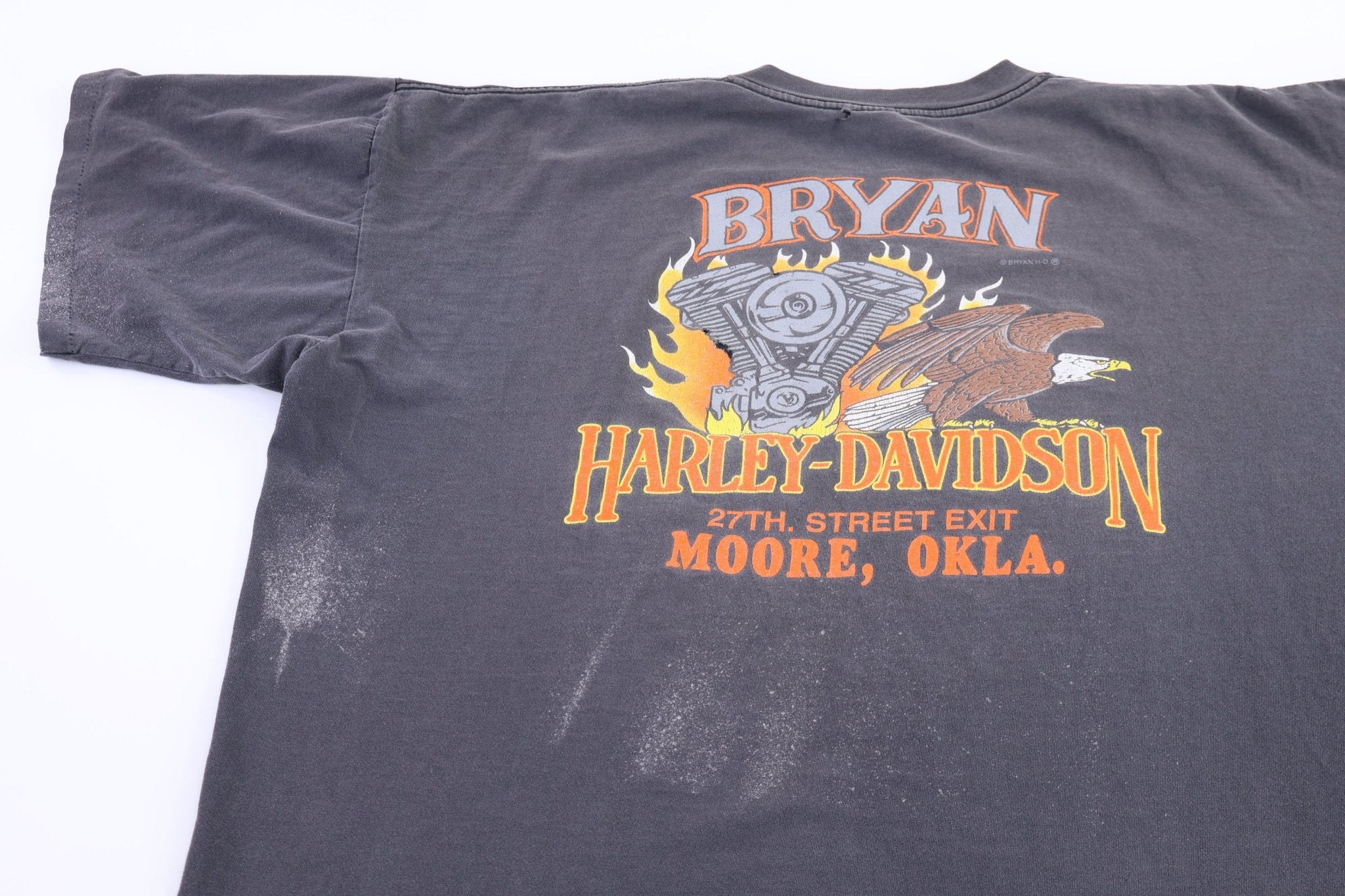 Harley Davidson Motorcycles Oklahoma T-shirt - Shirts & Tops - Thrifted Threads